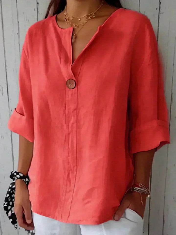 Susan | Relaxed V-Neck Top