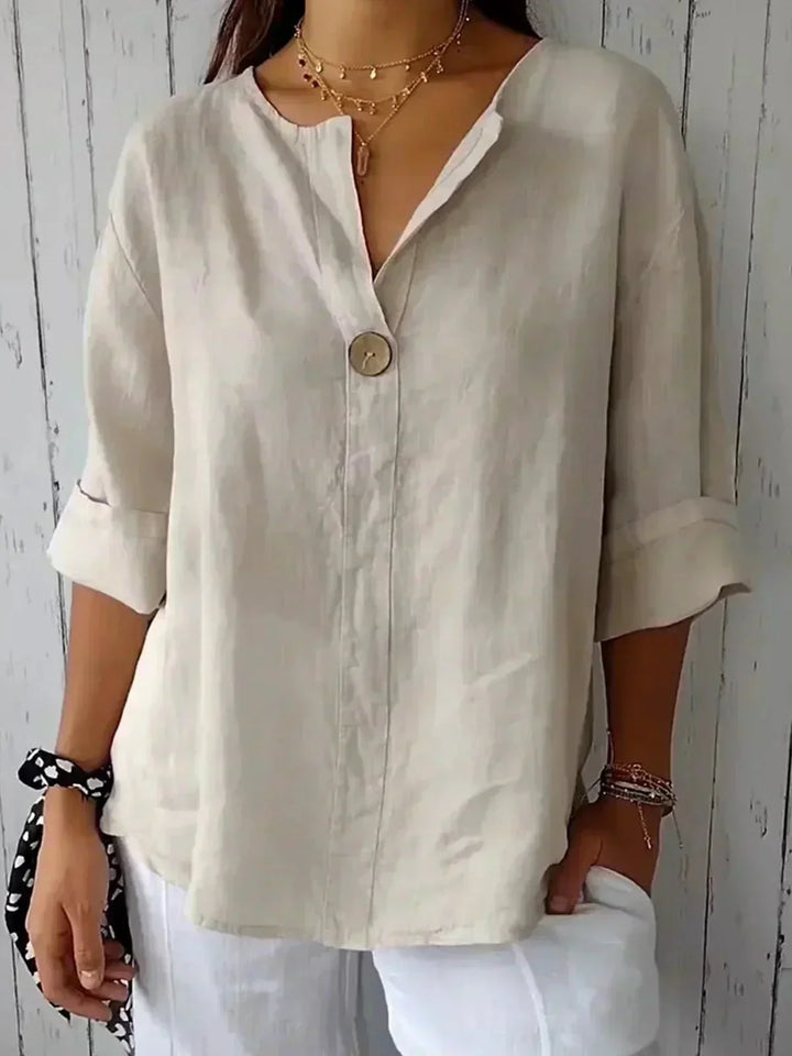 Susan | Relaxed V-Neck Top