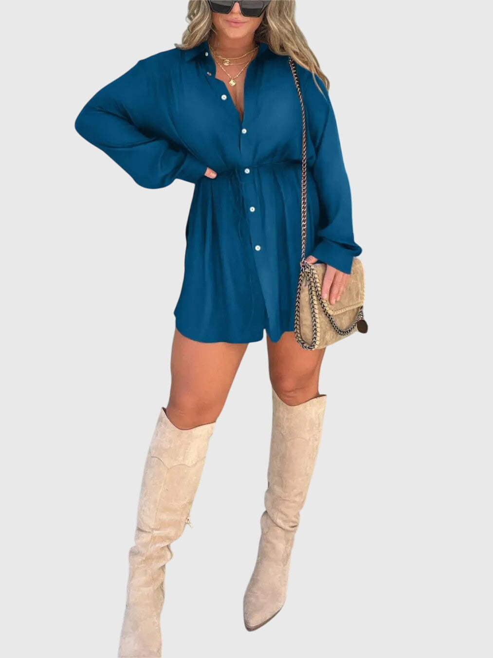 Annie | Elegant Romper Dress