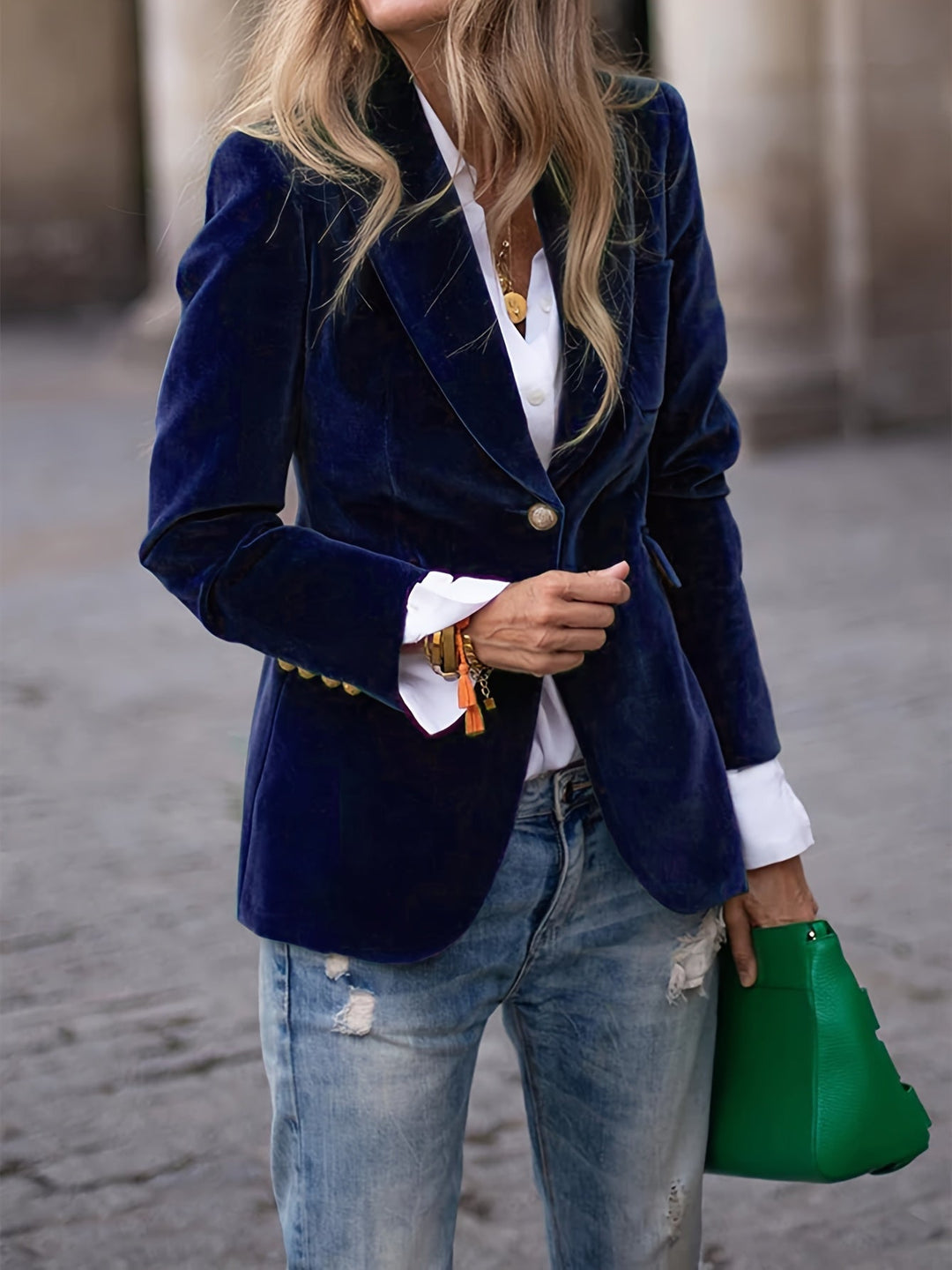 Elena | Velvet Blazer – Confidence, Comfort &amp; Timeless Class
