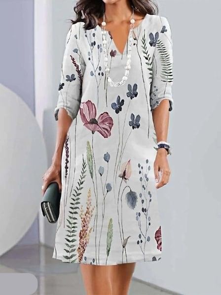 Margaret | Elegant Summer Floral Dress