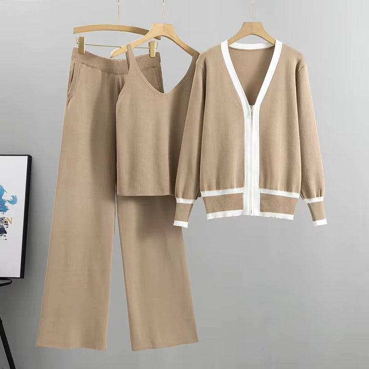 Elina | Elegant Knitted 3-piece Set - Relaxed elegance. No effort required.
