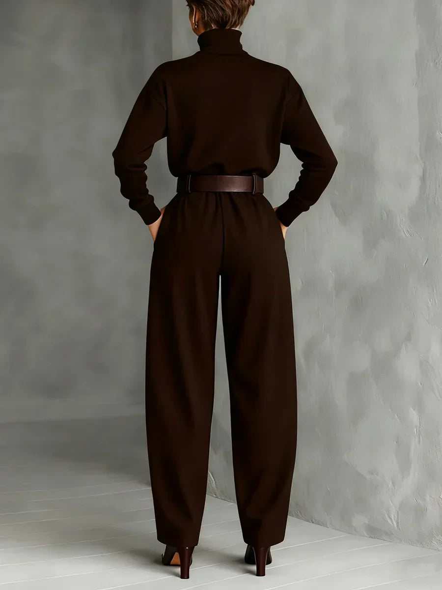 Jessica™ Elegant Top &amp; Straight-Leg Pants Set