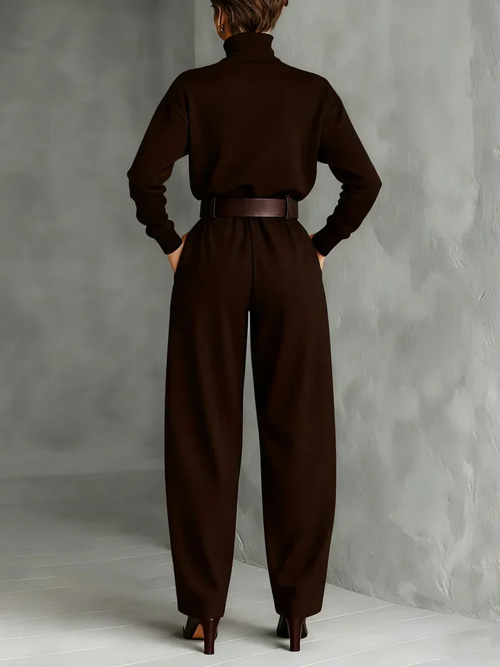 Jessica™ Elegant Top &amp; Straight-Leg Pants Set