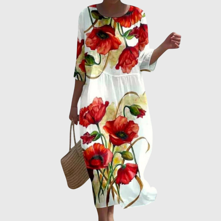 Annie | Stylish Floral Maxi Dress