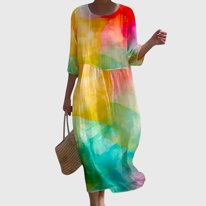 Annie | Stylish Floral Maxi Dress
