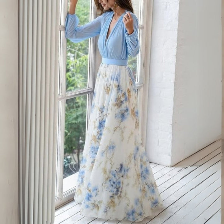 Dolores | Elegant Floral Maxi Dress