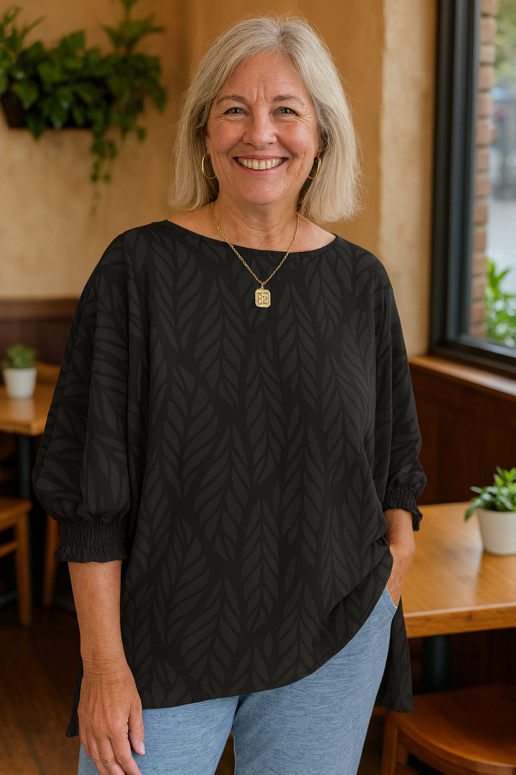 Elandra| FlatterFit Blouse – Confidence, Comfort &amp; Coverage