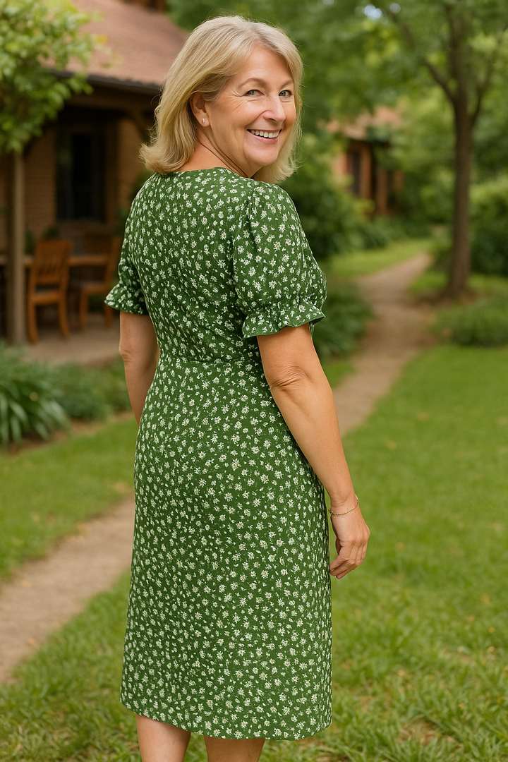 Marinda | Breeze Midi Dress – Flattering Fit, All-Day Comfort