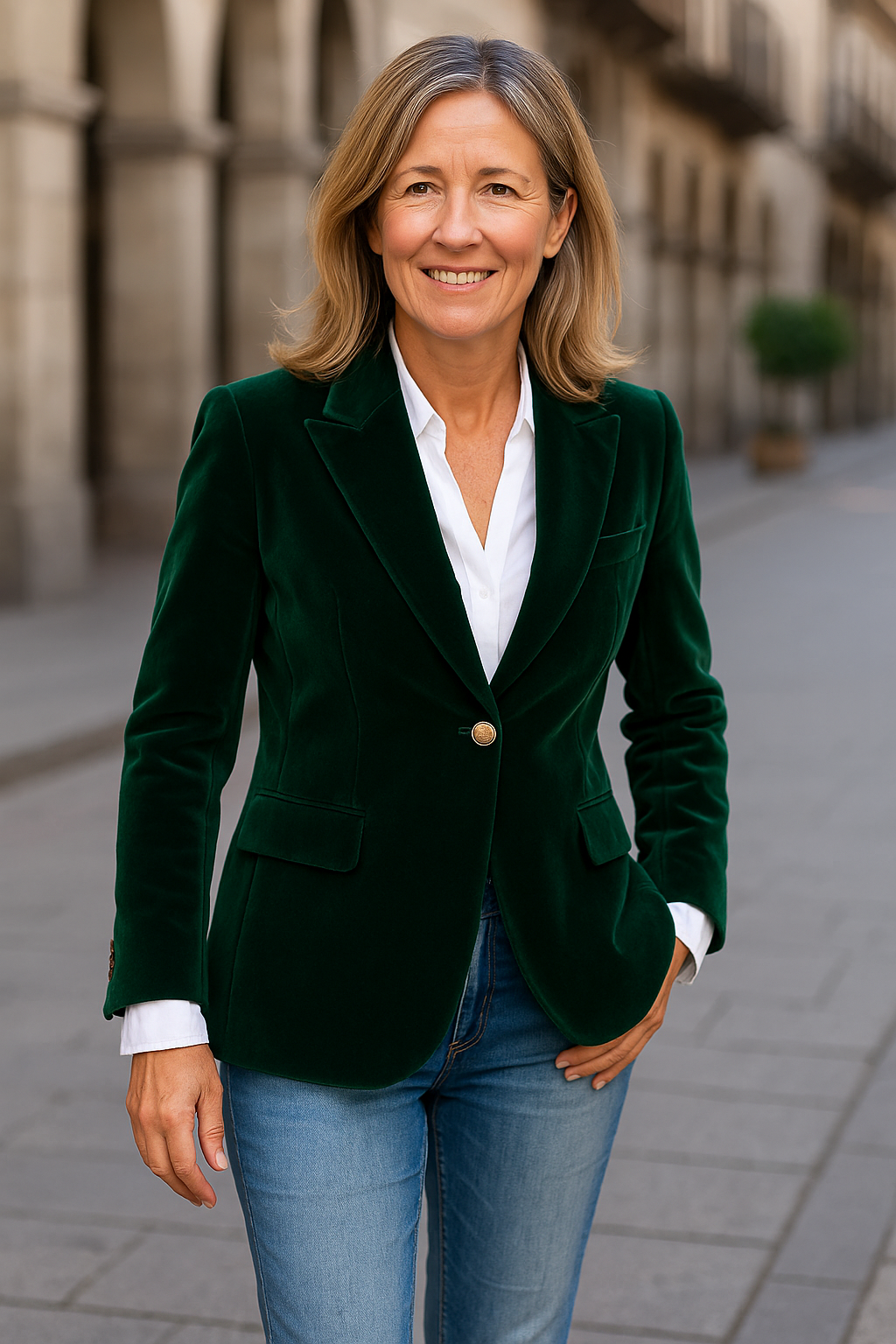 Elena | Velvet Blazer – Confidence, Comfort &amp; Timeless Class