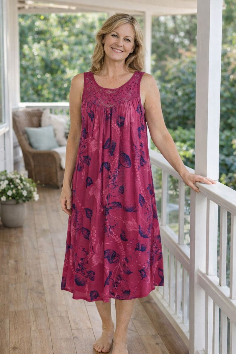 Maisie | Easy Swing Lace Dress — Cool, Relaxed &amp; Effortlessly Comfortable (S-5XL)