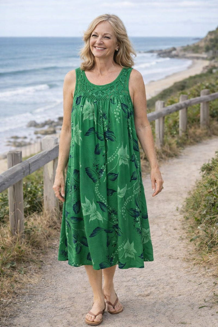Maisie | Easy Swing Lace Dress — Cool, Relaxed &amp; Effortlessly Comfortable (S-5XL)