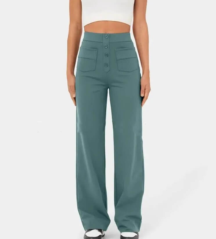 Marjorie | High-Waist Stretch &amp; No-Pill Trouser – Timeless Confidence