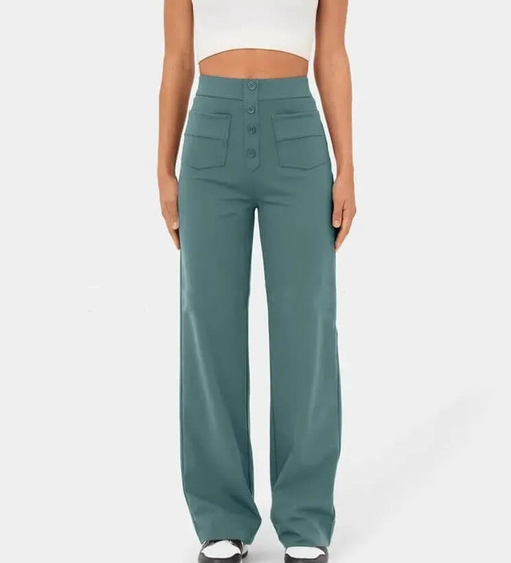Marjorie | High-Waist Stretch &amp; No-Pill Trouser – Timeless Confidence