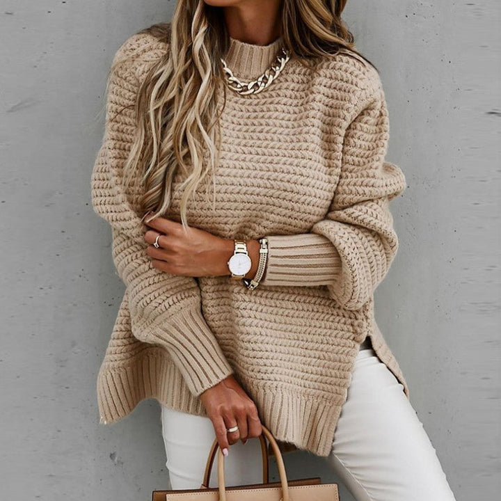 Tessora | Luxe Textured Knit Pullover - Comfort &amp; Elegance