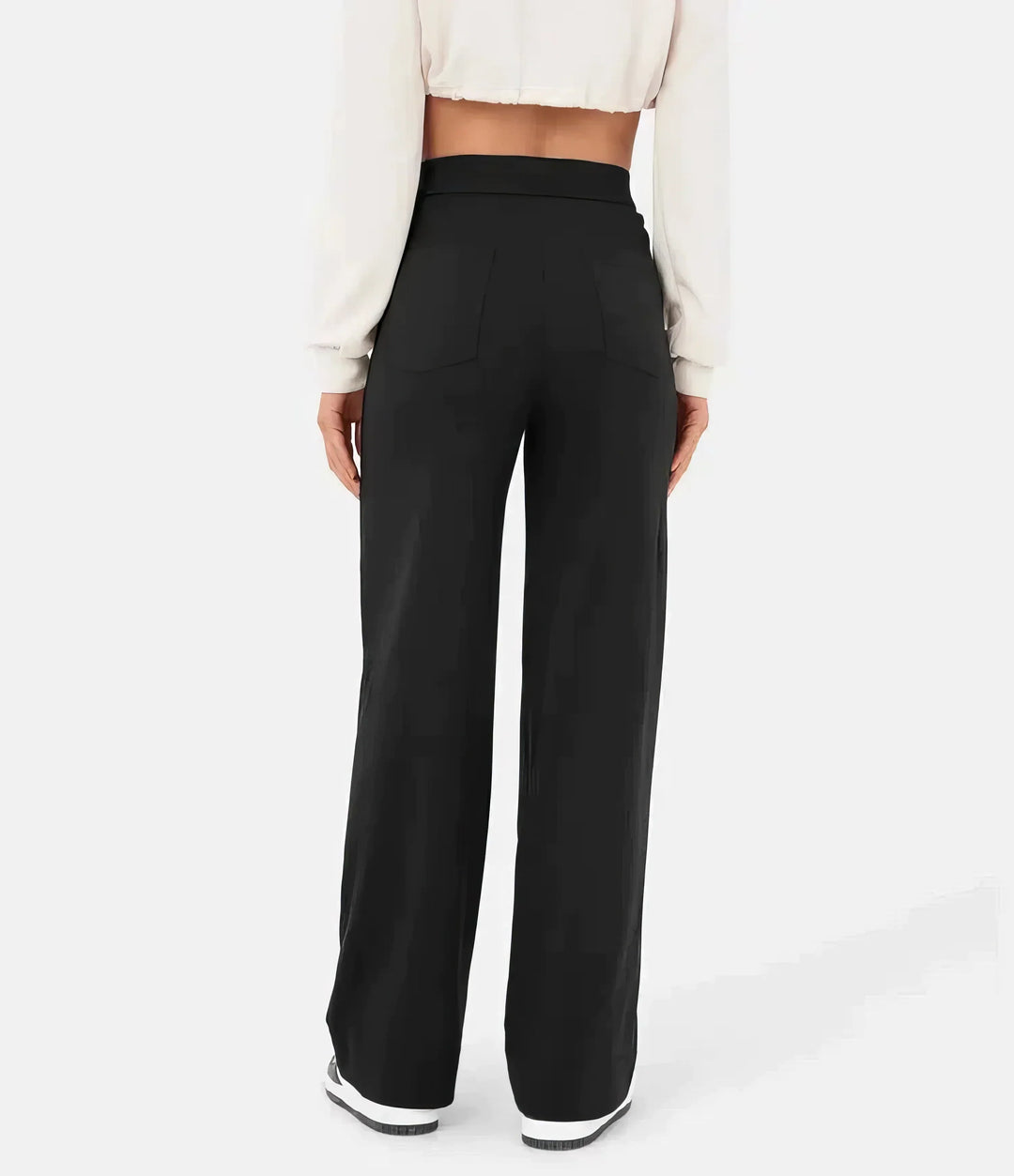 Marjorie | High-Waist Stretch &amp; No-Pill Trouser – Timeless Confidence