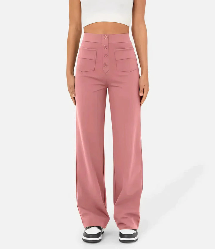 Marjorie | High-Waist Stretch &amp; No-Pill Trouser – Timeless Confidence