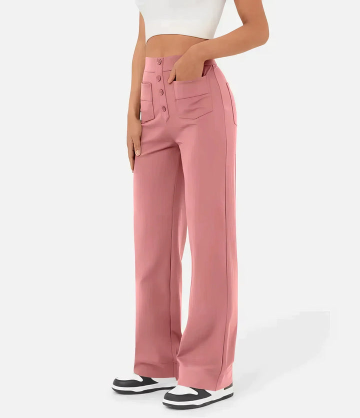 Marjorie | High-Waist Stretch &amp; No-Pill Trouser – Timeless Confidence