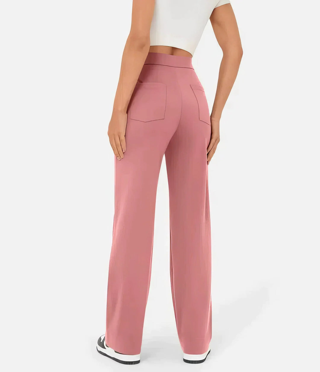 Marjorie | High-Waist Stretch &amp; No-Pill Trouser – Timeless Confidence
