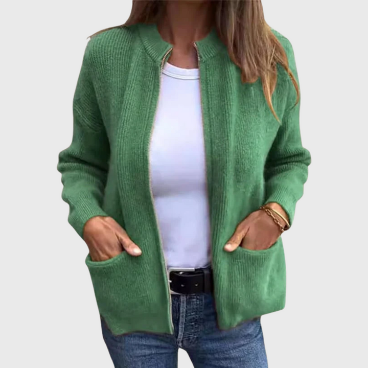 Autumn Zip Cardigan