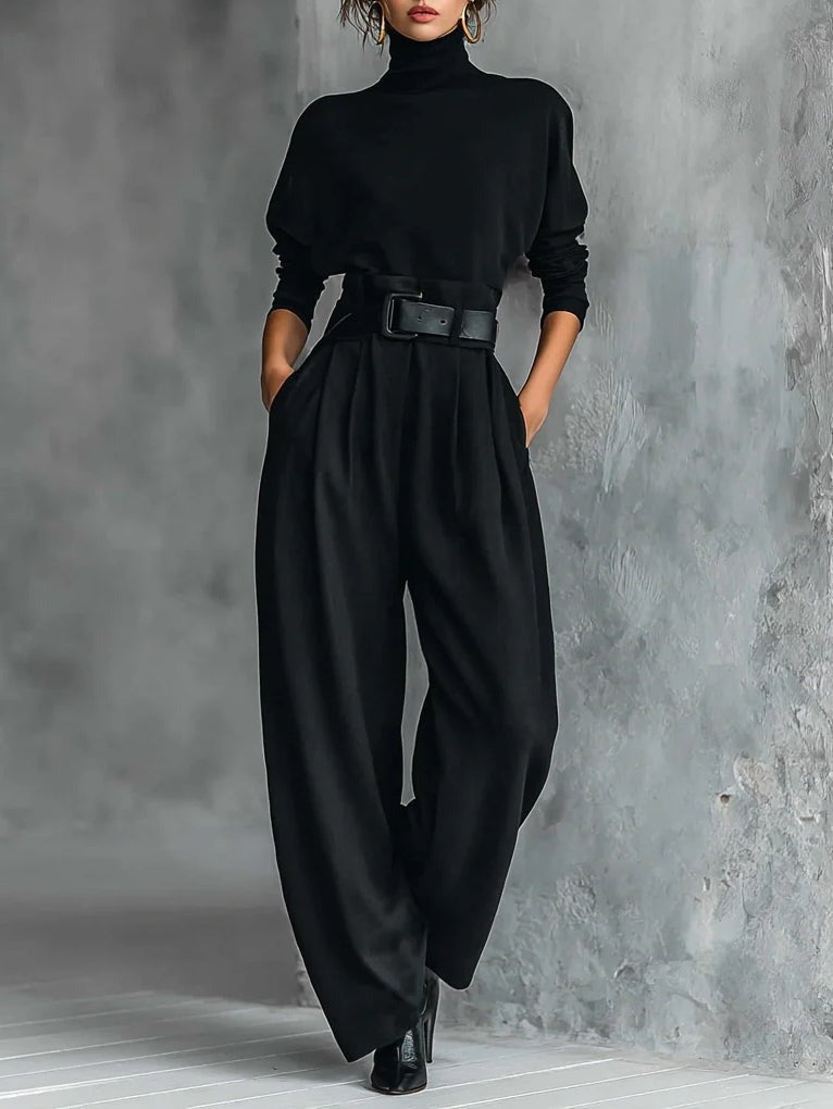 Jessica™ Elegant Top &amp; Straight-Leg Pants Set