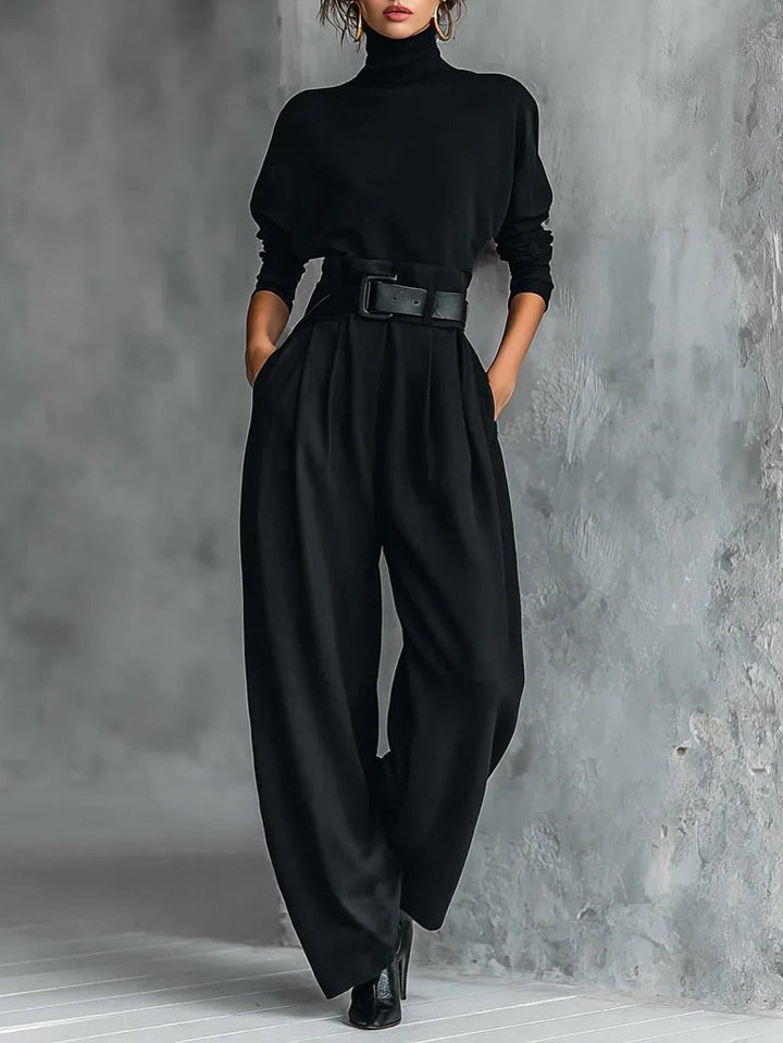 Jessica™ Elegant Top &amp; Straight-Leg Pants Set