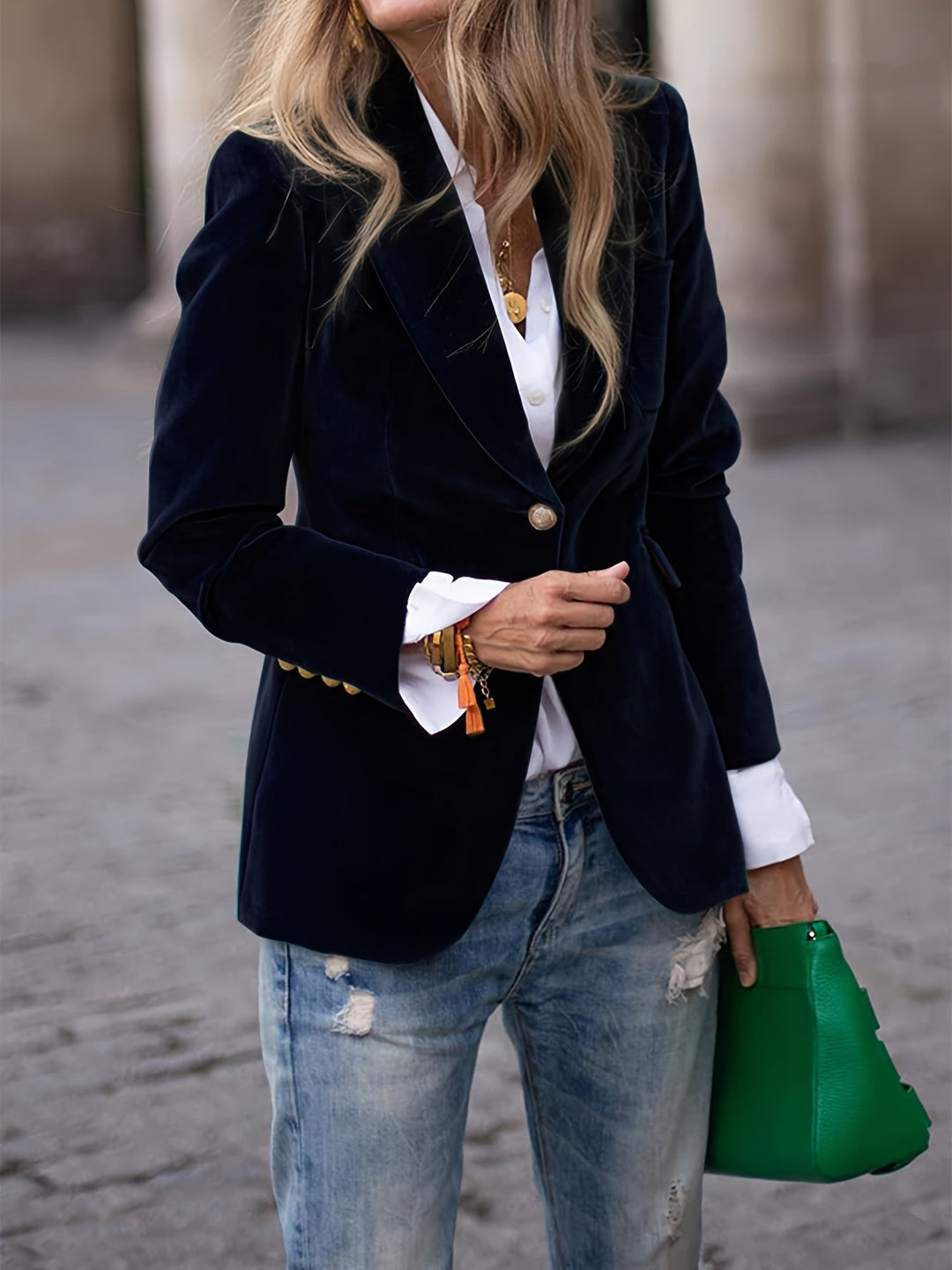 Elena | Velvet Blazer – Confidence, Comfort &amp; Timeless Class