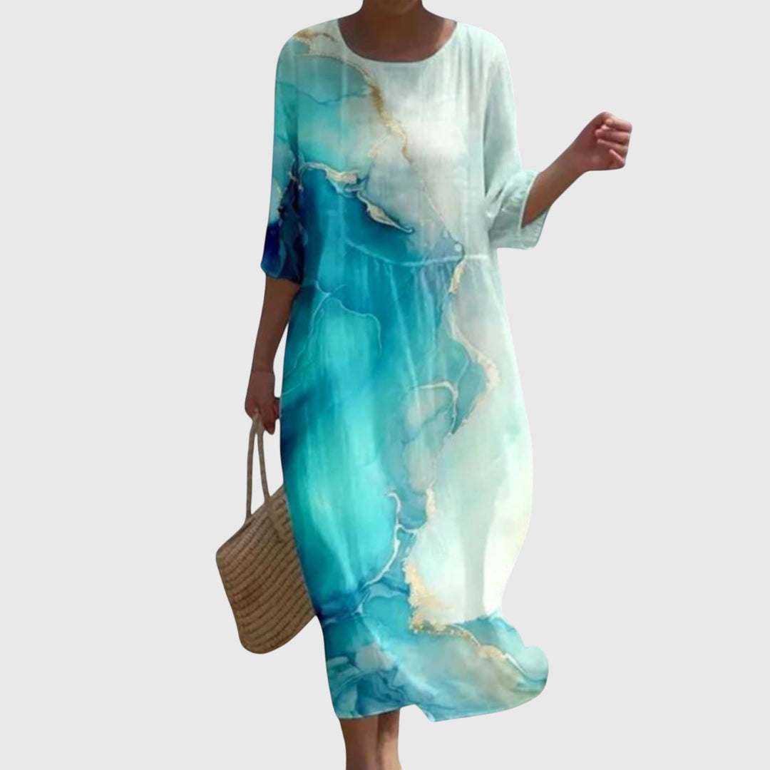 Annie | Stylish Floral Maxi Dress