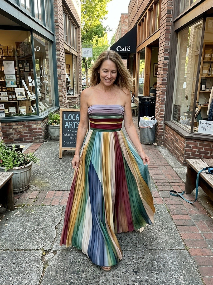 Talma™ | Effortless Strapless A-Line Dress