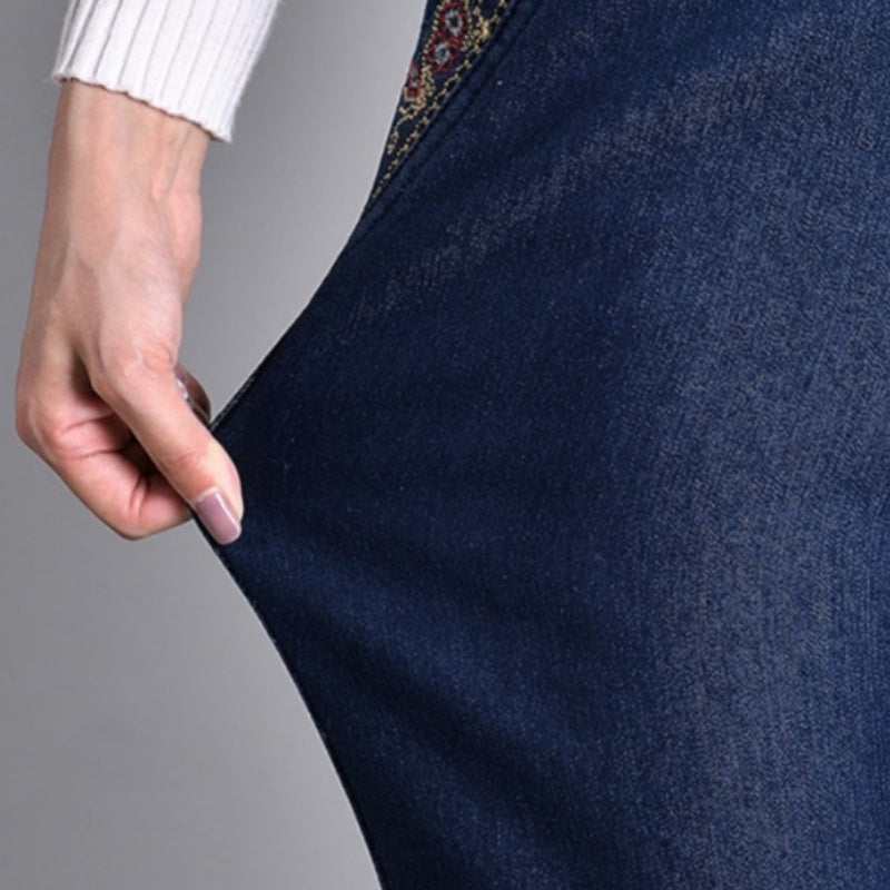 Bianca | Comfort Straight-Leg Pants with Elastic Waist