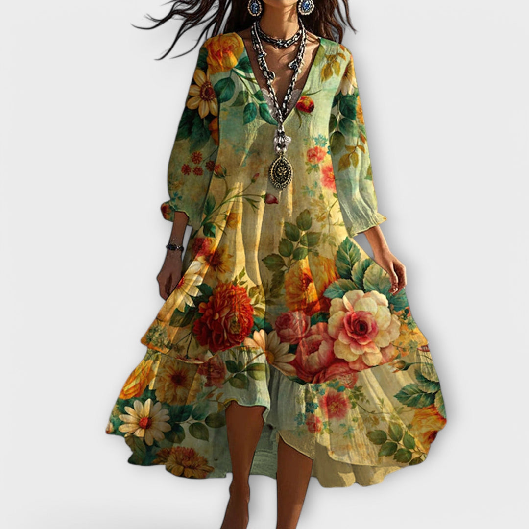 Isla | Stylish Summer Floral Dress