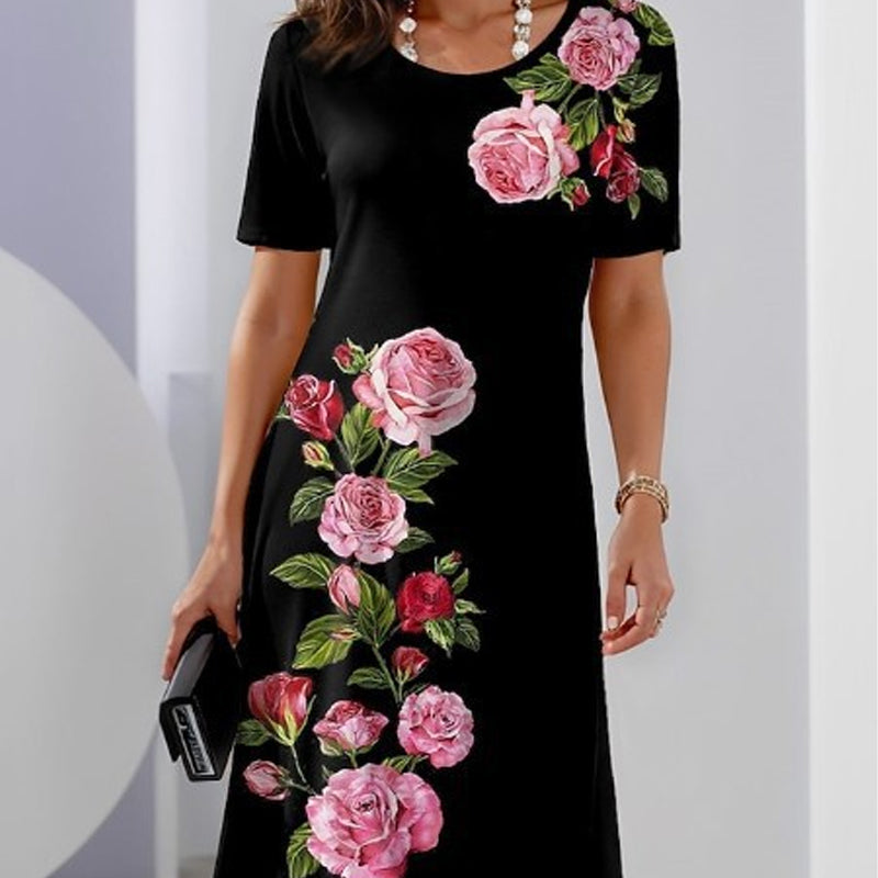 Vanessa | Elegant Summer Floral Dress