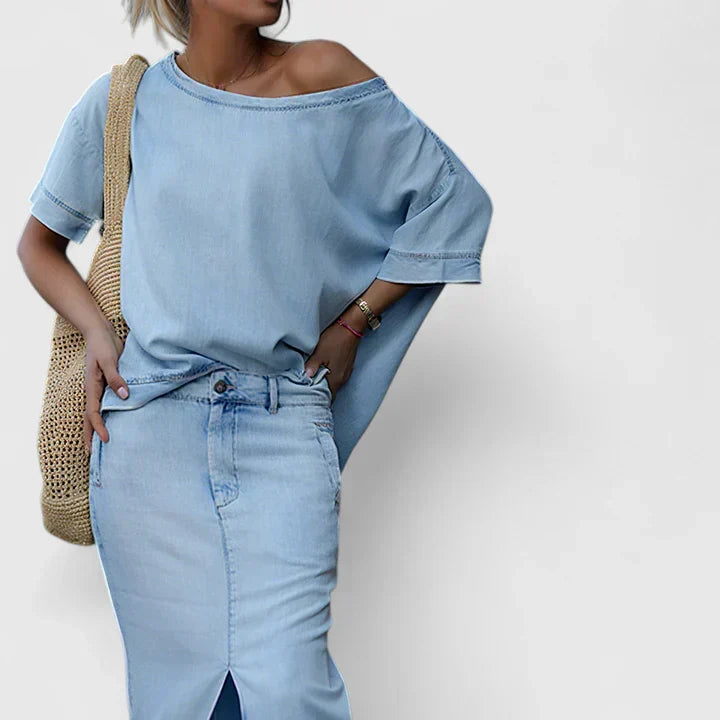 Annie | Elegant Maxi Skirt Set